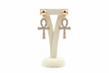 Crystal Ankh Earring Display