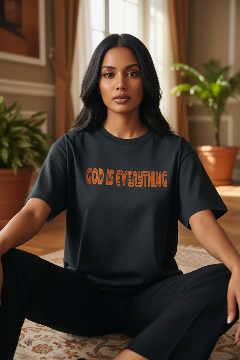 God is Everything – Full T-Shirt View