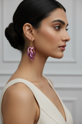 Goddess Earrings on Indian Model