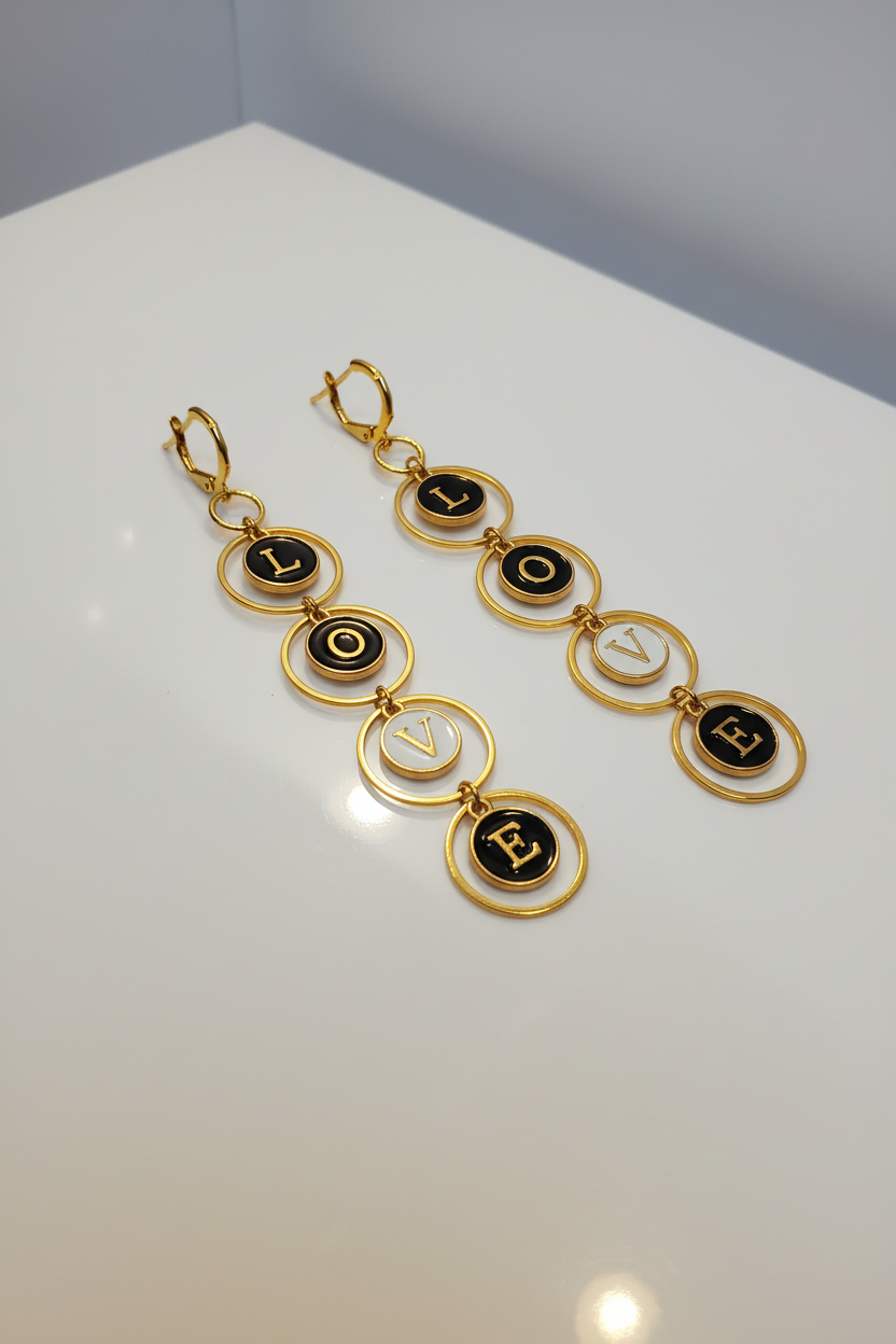 Love Leverback Earrings - Reflections